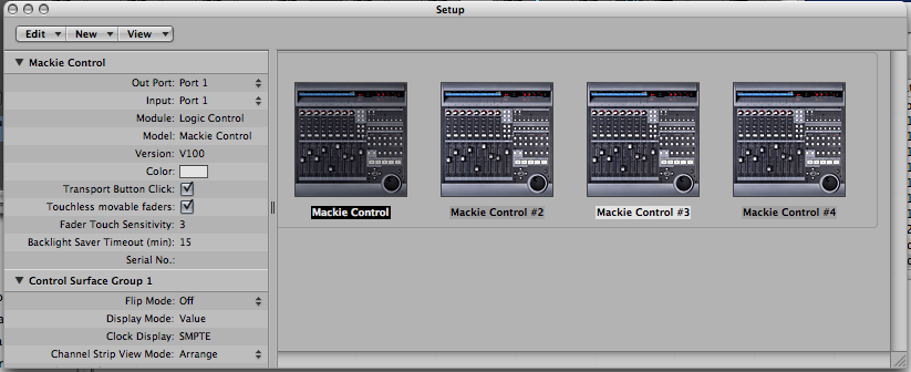 Example of properly setup controllers